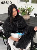 شال مجلسی عنکبوتی پولکی کد nil48610