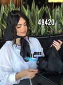مینی اسکارف ساتن ژورژت لمه کد nil49420