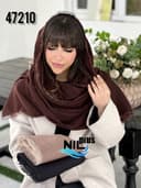 شال پفکی حاشیه دانتل کد nil47210