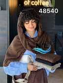 شال برشکا حاشیه عدسی کد nil48540