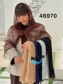 شال تور نگینی دور دانتل کد nil46970