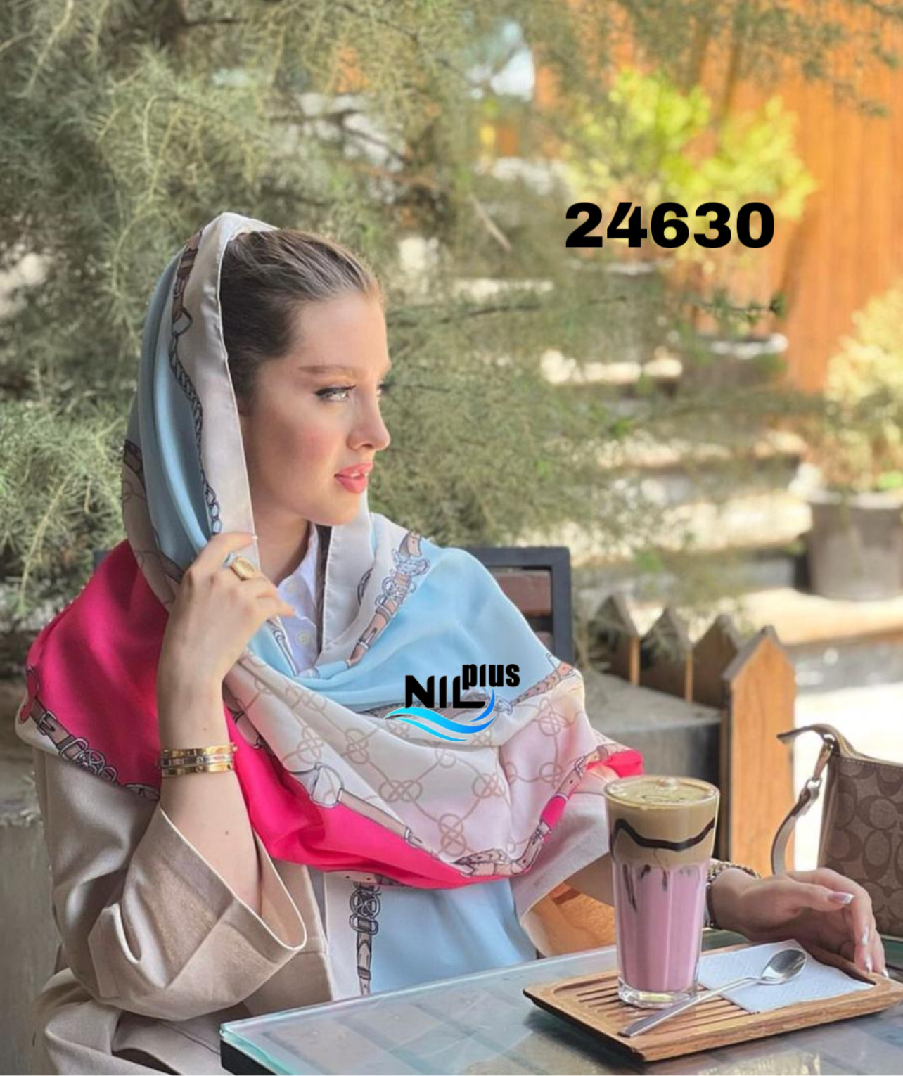 شال نخی اسنا منگوله دارکدnil24630